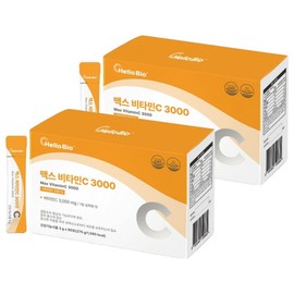 Hello Bio Max Vitamin C 3000 90p, 270g, 2 units / 헬로바이오 맥스 비타민C 3000 90p, 270g, 2개