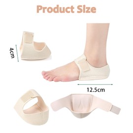 JOOTUEPO Fersenschalen, Plantarfasziitis-Fersenschutz, Fersenschmerzlinderungsprodukte, Ferseneinlagen für Damen und Herren, Fersensporn, Schmerzlinderung, Achillessehnenentzündung, trockene rissige