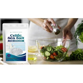 Garden of Health Celtic Sea Salt, Fine Ground, 8 oz Pack of 1