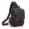 TELOSPORTS Canvas Crossbody Bag Sling Bag Messenger Bag for Men
