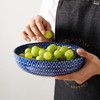 Selamica Ceramic Pasta Bowls Set of 4,Large Salad Bowls, Stackable