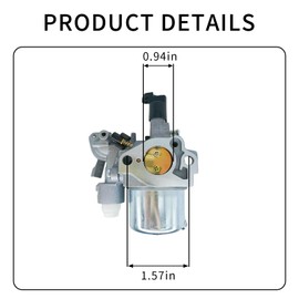EX17 Carburetor for Subaru Robin EX13 SP170 SP17 EX17D EX170 EX170D 6 HP Engine 277-62301-00 277-62301-10 277-62303-40 277-62301-50 with Air Filter Kit