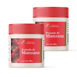 Productos Camacho - Pomada manzana (2 pack de 100 gr) desinflama, cicatriza e hidrata la piel