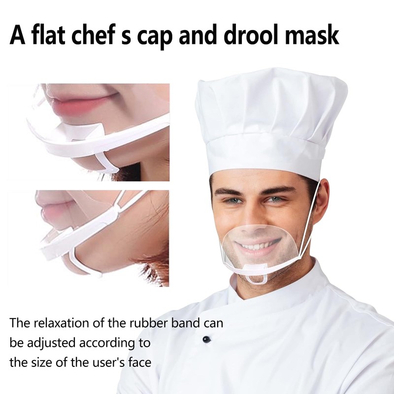 : GaoBangM Chef's Special Set: Adjustable Polyester Flat Top Chef