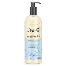 Shampoo Cre-C Detox Hidratación 1L Limpieza Profunda, Hidratación y Fortalecimiento Capilar Fórmula Herbal para Uso Diario
