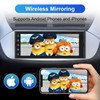 Wireless Carplay Single Din Touchscreen Radio Wireless Android Auto, Car