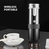 Jiawu Tragbare Kaffeemaschine, Kapsel-Espressomaschine, Druck-Espressomaschine, Kompatibel mit K-Cup-Kapseln und Gemahlenem
