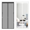 Magnetic Entryway Screen Door Mosquito Net for Balcony 100x210 Black