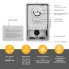 SURAIELEC Pool Timer, 24-Hour Cycle Mechanical Timer Switch, 40 AMP,