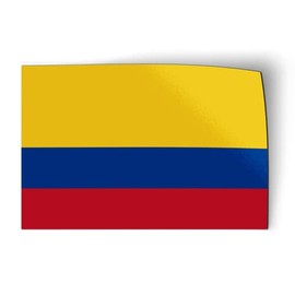 Stickers and Tees Colombia Flag Colombian National Flag - Flexible Magnet - Car Fridge Locker - 6"