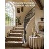 Homemory Rechargeable Waxy Flameless Taper Candles, 9.6 Inches LED Candle