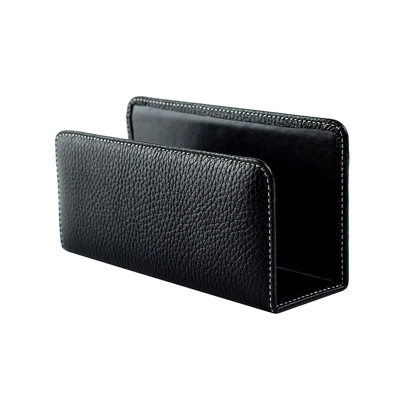 DELMON VARONE - Letter Stand Made of Premium Leather Soft