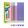GutSache 12 x Erasable Refills [6 Blue, 2 Red, 2