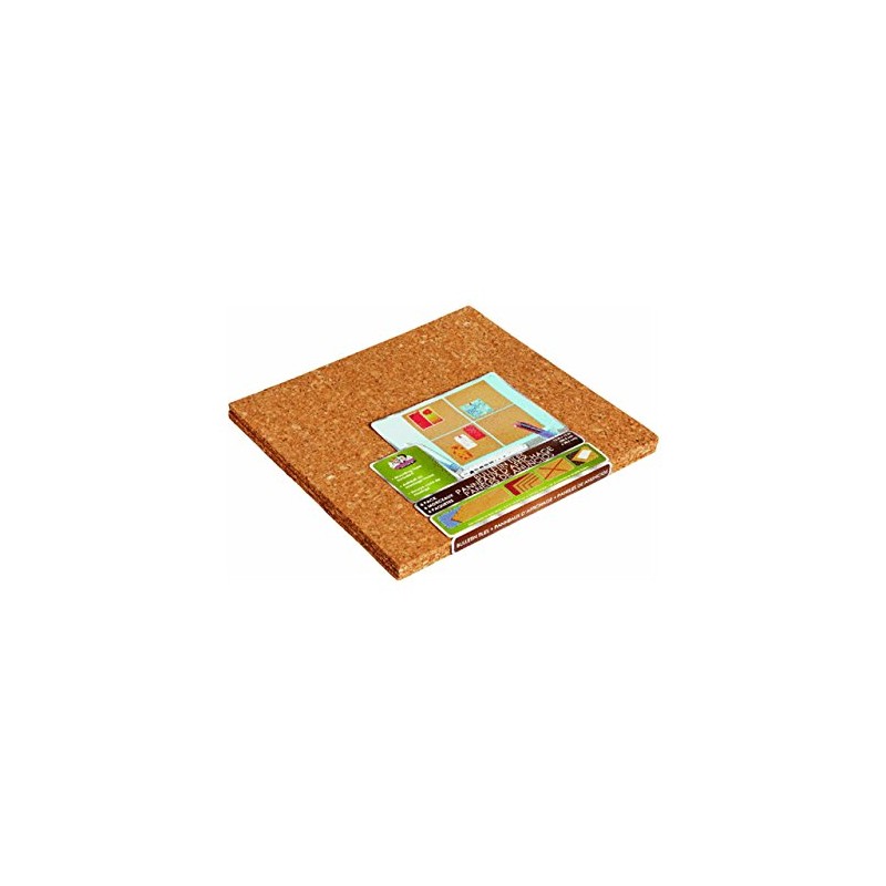 Board Dudes 12" x 12" Light Cork Tiles 4-Pack (70VA-4)