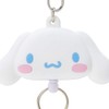 Sanrio 189618 Cinnamoroll Face Reel Keychain, White