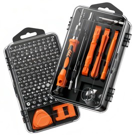 115-Piece Precision Screwdriver Set for Electronics Repair – Carbon Steel Bits for Phones, Computers, Clocks & Watches