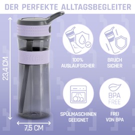 Boddels Een Drinking Bottle 600 ml – Your Water Bottle for Every day, blue, 600 ml