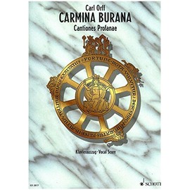 Schott Music Carmina Burana Vocal Score Book: Cantiones Profanae