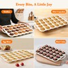 2 Pack Silicone Muffin Pans with Metal Reinforced Frame Regular