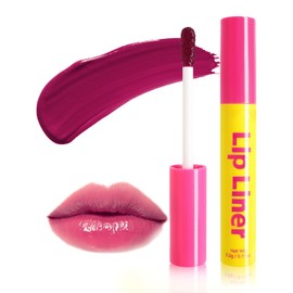 PAINISTIC Lip Stain - Lip Liner Peel Off, Lip liner Stain Waterproof & Long Lasting, Moisturizing Lip Stain with Matte Finish Lip Tint Non-Stick Cup Create Natural Lip Makeup (01 Berry)