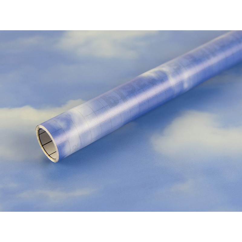 Fablon FAB10276 Clouds Self Adhesive Window Film, Blue