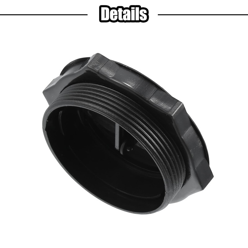 ACROPIX 70mm 60mm Round Black AC Air Conditioner Vent Outlet