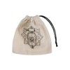Q WORKSHOP Dwarven beige & black Basic Dice Bag