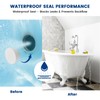 ZIUZI 24 Pcs Silicone Bathtub Jet Covers, 6 Sizes Waterproof