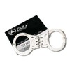 Fury Tactical 9000075 Double Lock Hinged Handcuffs Chrome