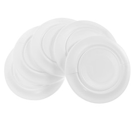 KONTONTY Pack Dust Window Blocker Air Conditioner Cover Round Wall Hole Cover for Air Conditioners Plastic Decorative Plate