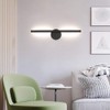 Aipsun Black Wall Sconce Rotatable 360° LED Black Wall Light