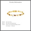 Gem Stone King 18K Yellow Gold Plated Silver Orange Red