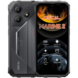 OSCAL Marine 2 Telephone Portable Incassable 4GB + 64GB - Black