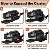 Cozy Cruiser Airline Approved Top-Expanding Pet Carrier on Wheels- Extra