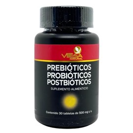Prebióticos Probióticos Postbióticos 30 Tabletas Vitesa Natural
