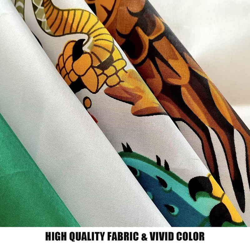 Mexico Mexican Flag 3X5 Outdoor- Heavy Duty Polyester MX National
