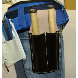 Kozuchi SC-04 Black Floor Leather Chisel Case, 2 Pieces, 1 Size, 1 Size, 4 Minutes, Thick