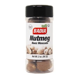 Badia Whole Nutmeg, 2 oz – Ideal for Baking, Cooking Sweet & Savory Dishes – Aromatic & Flavorful Spice