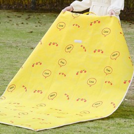 Foldable Waterproof Picnic Outdoor Mat with Handle Medium Chick M 10ea