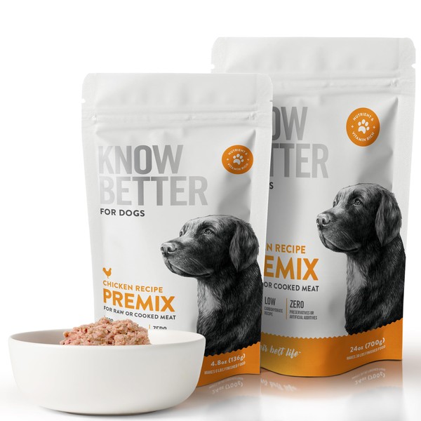 Know Better for Dogs – Chicken Recipe, RAW Dog Food