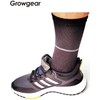 GROWGEAR 5 Toe Socks, Crew Length, M/L, 1/2 Pairs, 4
