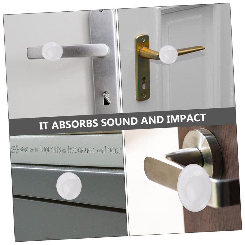 DOITOOL 6 Pack Door Gap Blocker Soft Gel Bumper Wall