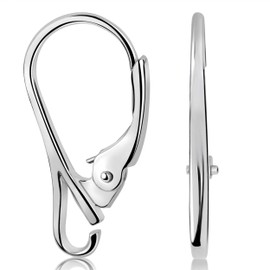 925 Silver Lever Back 1 Pair DIY Jewelry and Repair Earrings Hooks and Wire (1)