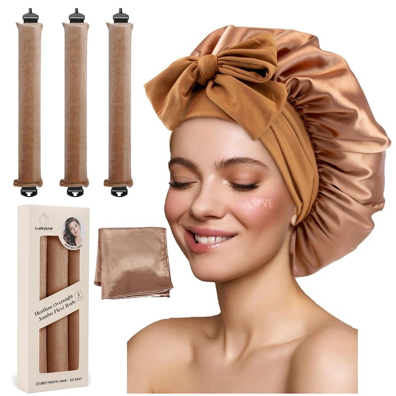 Tubos para Cabello Sin Calor: Kit de 3 Piezas con
