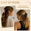 4 Pack 3 Inch Hair Claw Clips for Women, Medium