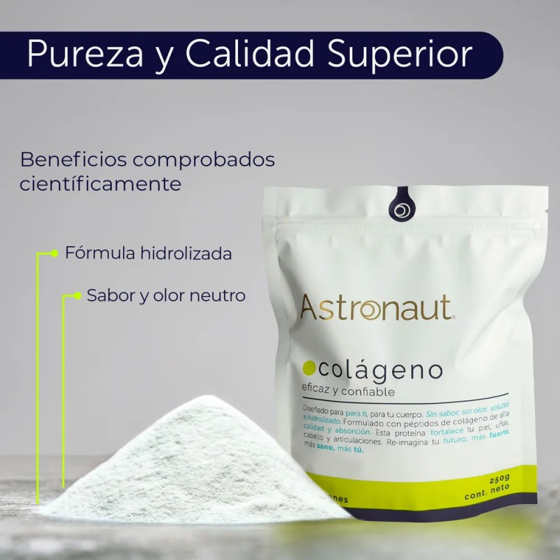 Colágeno Hidrolizado Astroonaut®| Premium, Superior | 600g
