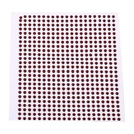Alomejor 500PCS 3D Epoxy Eyes Fishing Lure for DIY Lure Baits Making 3mm4mm5mm Lifelike Fish Eye Artificial Fake Eyes Fish Bait Eye(3mm-Red)