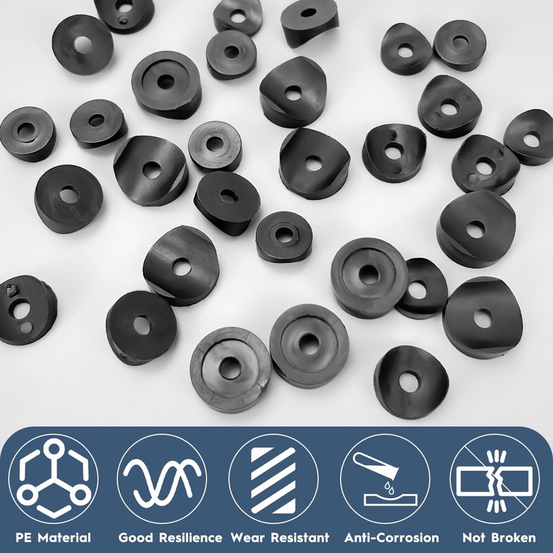 60pcs Saddle Spacers, 19 * 6 * 3/22 * 6