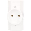 KOTARBAU® Multi Socket White Triple Sockets Earth Two Flat and