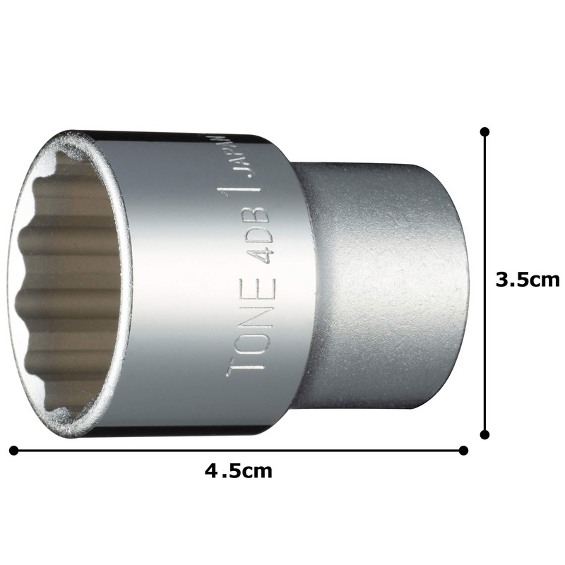 Tone 4DB-32 Socket (12-square) 1/2 inch (12.7 mm) Drive Angle